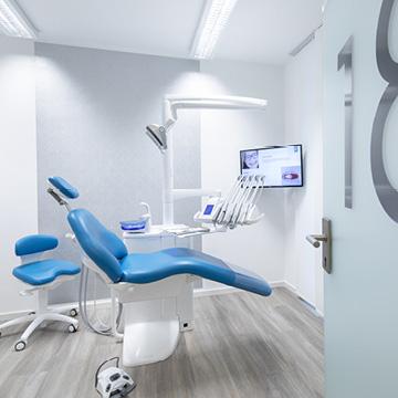 Clean and hygienic dental treatment room